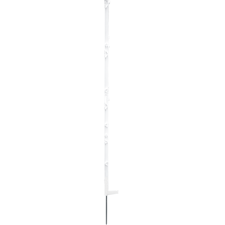 Piquet isopost 140 blanc, talon profilé.