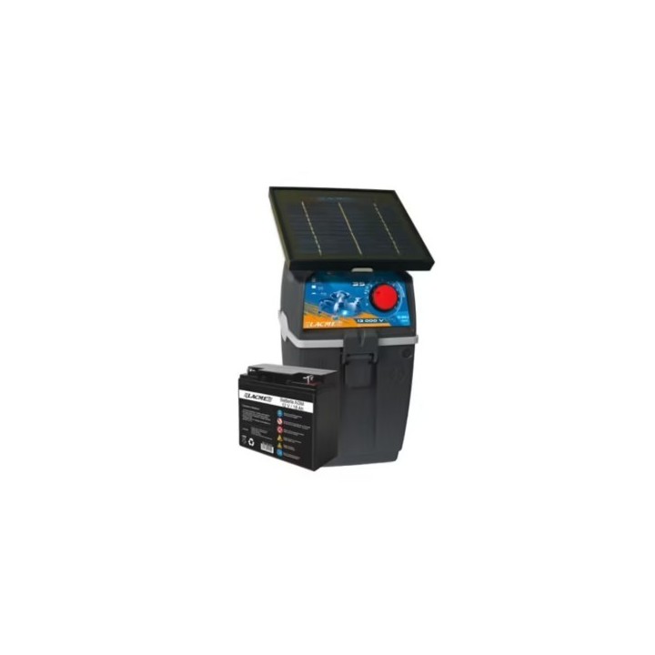 Electrificateur solaire Secur 35 solaire 3 W complet, 13000 V, 0,32 J délivrés