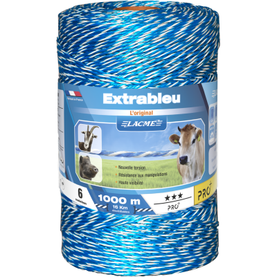 Fil extrableu, 6 Conducteurs, Bobine 1000 m