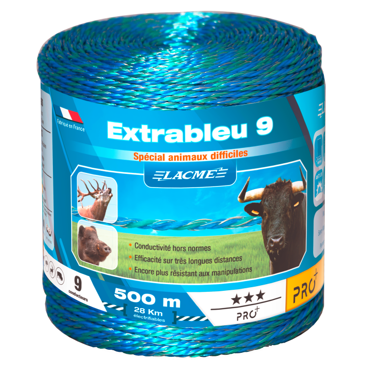 Extrableu 9, 9 Conducteurs, Bobine 500 m