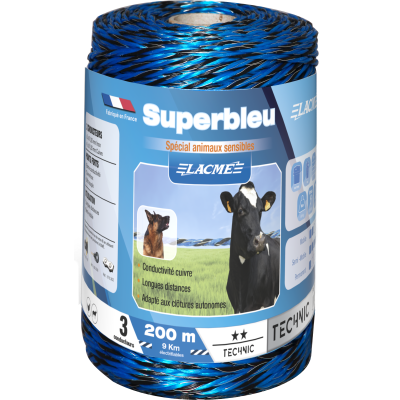 Superbleu, 3 Conducteurs, Bobine 200 m