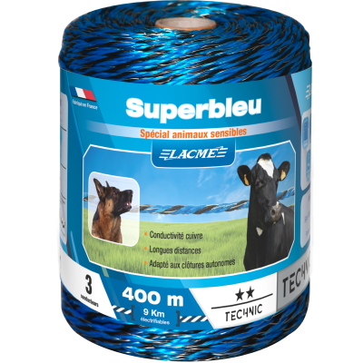 Superbleu, 3 Conducteurs, Bobine 400 m