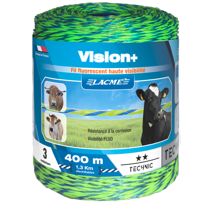 Fil vision+, 3 Conducteurs, Bobine 400 m