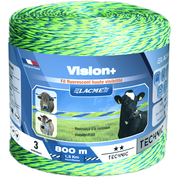 Fil vision+, 3 Conducteurs, Bobine 800 m