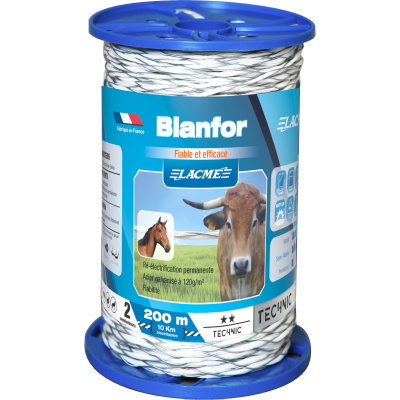 Fil blanfor, 2 Conducteurs, Bobine 200 m