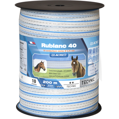 Rublanc 40, 10 Conducteurs, Bobine 200 m