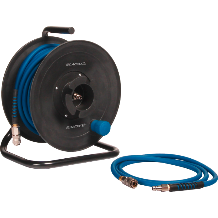 Enrouleur manuel 20m - Ø8x12,5 - 5/16”, tuyau Lacm'Flex