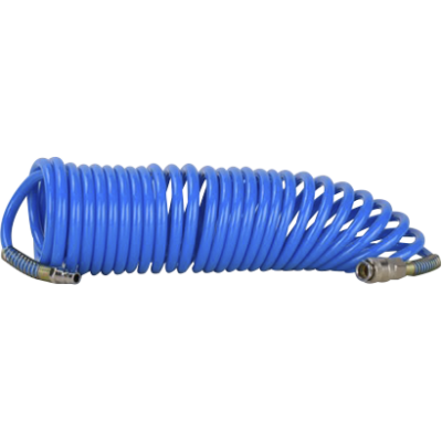 Tuyau spiral Ø 6,5 X 10mm - 7,5m, tuyau polyuréthane, pression max: 10bar