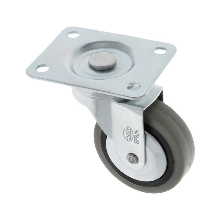 ROULETTE 2502-50 CAOUTCHOUC GRIS