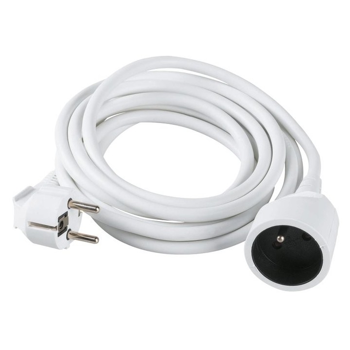 PROLONGATEUR BLANC 3G1,5MM 5M