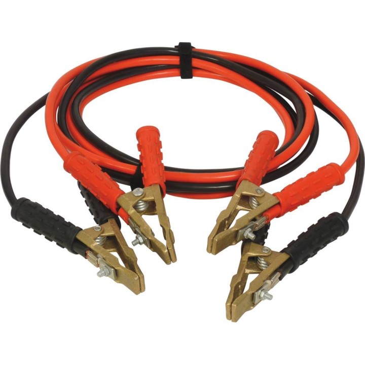 CABLE DEMARRAGE CCA 25MM² PINCES LAITON 2X3M 520A