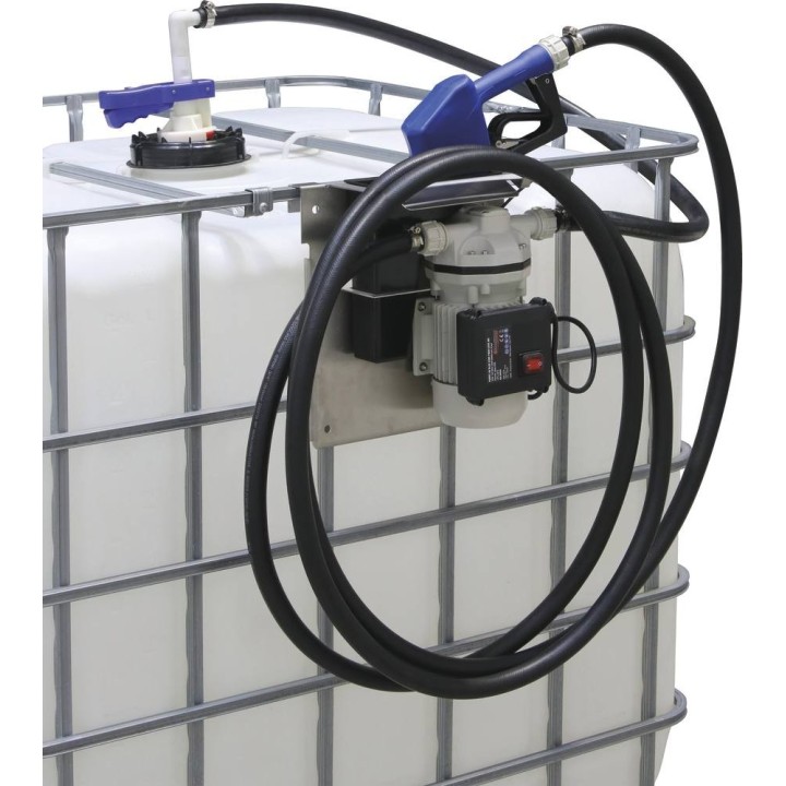 STATION POMPE AD BLUE 230V AVEC PISTOLET AUTO PVC BEC INOX