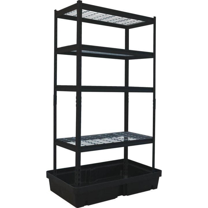 ETAGERE (09077) + BAC DE RETENTION 100X60X180CM