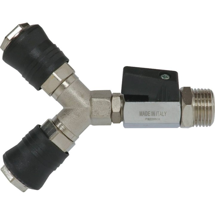 KIT SORTIE DE CUVE DOUBLE RAPIDE 1/4"+ 1/2"