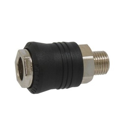 RACCORD RAPIDE MALE 1/4"S/COQUE