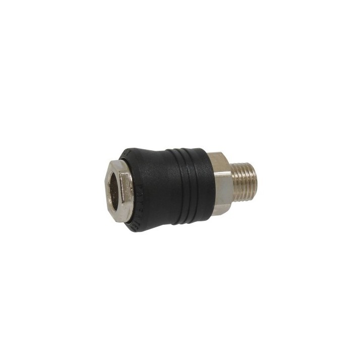 RACCORD RAPIDE MALE 1/4"S/COQUE