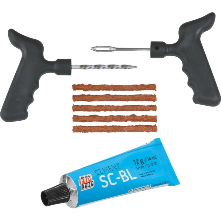 KIT DE REPARATION POUR PNEUS TUBELESS- 8 PCS
