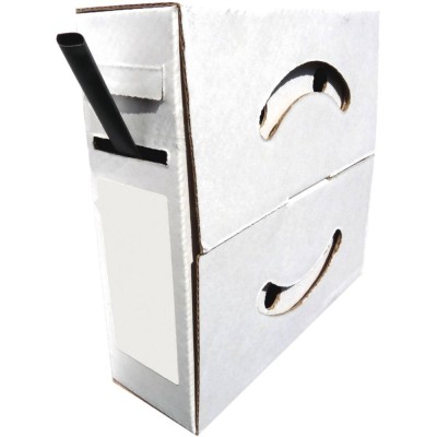 BTE COMPO GAINE THERMORETRACTABLE AVEC ADHESIF RESTREINT 9/3 5M NOIRE