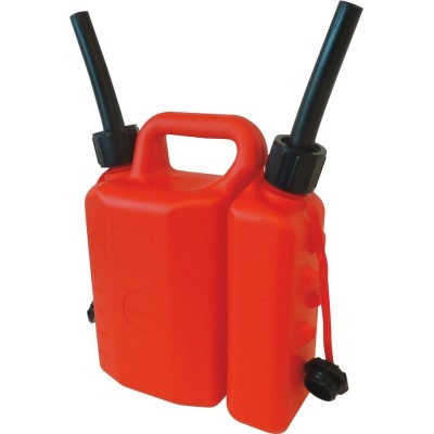 JERRICAN PLASTIQUE DOUBLE USAGE 3.5L+1.5L