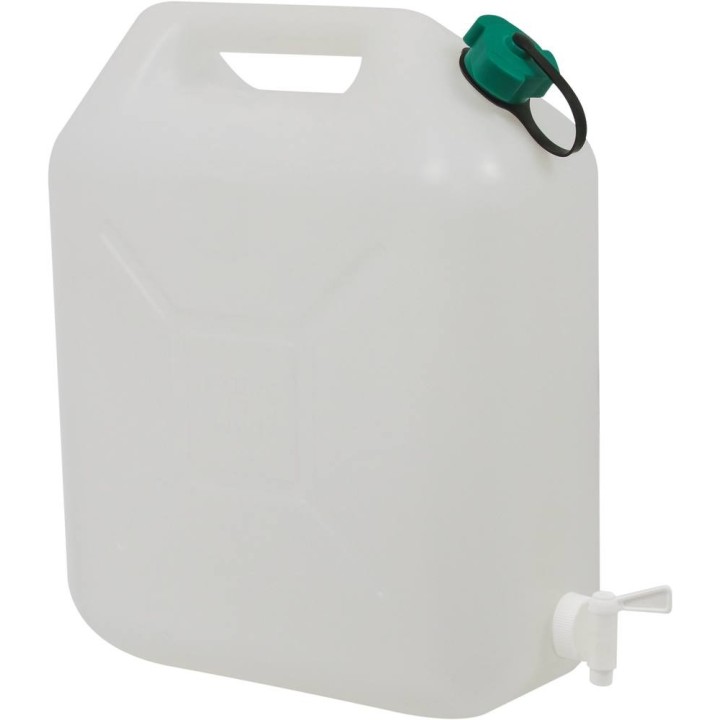 JERRICAN ALIMENTAIRE 20L +BOUCHON+ROBINET