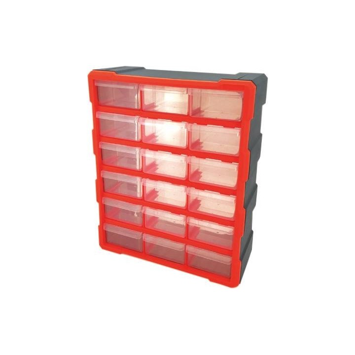 CASIER DE RANGEMENT 0.38X0.16X0.47ML 18 COMPARTIMENTS
