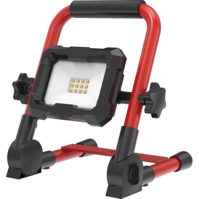 PROJECTEUR LED DE CHANTIER RECHARGEABLE PORTABLE SUR PIED 10W 900LM