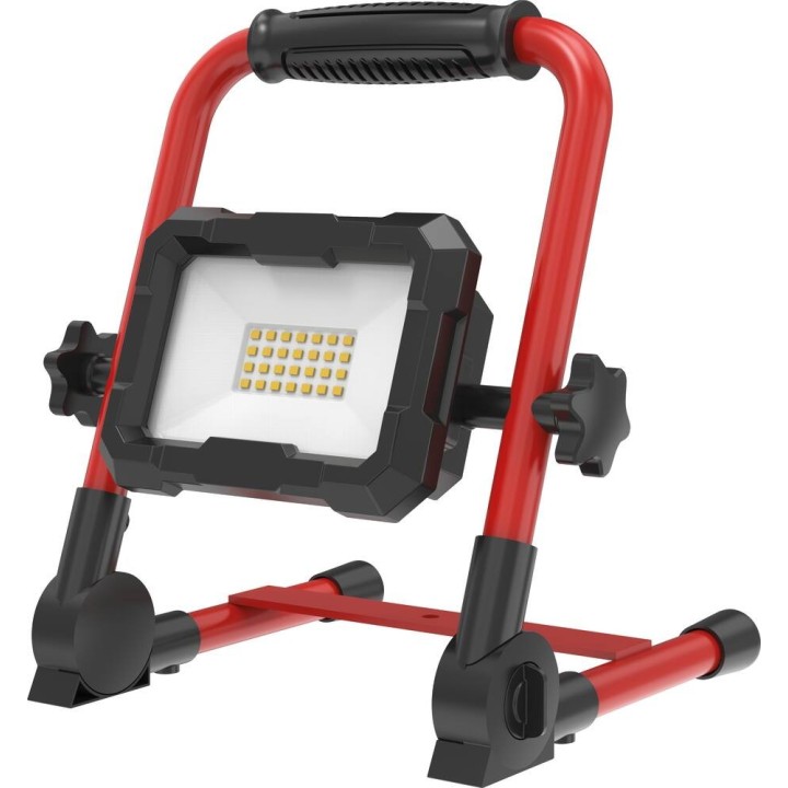 PROJECTEUR LED DE CHANTIER RECHARGEABLE PORTABLE SUR PIED 20W 1800LM
