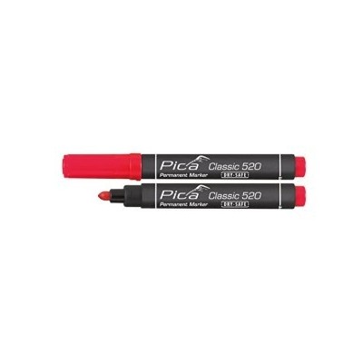 MARQUEUR PERMANENT OGIVE ROUGE 1-4MM