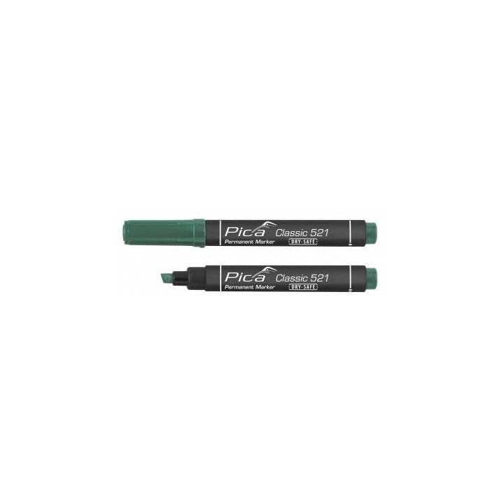 MARQUEUR PERMANENT BISEAUTÉ VERT