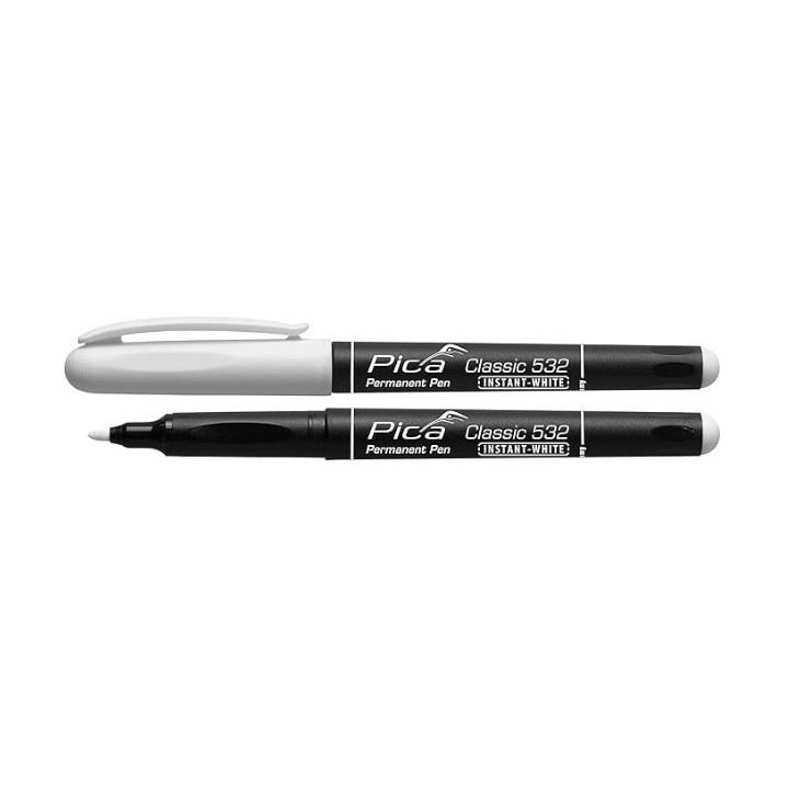 FEUTRE PERMANENT BLANC 1-2MM