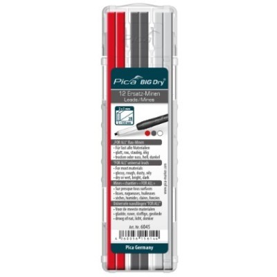 MINES ROUGE-GRAPHITE-BLANCHE POUR BIG DRY