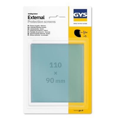 5 Écrans masque externes 110 x 90 mm - TECHNO 11 & 9-13/MASTER 11/FLIP-FLAP