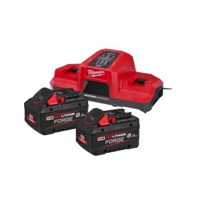 M18 FORGENRG-802DBSC - Pack NRG 18V, 8.0 AH FORGE Red Li-ion, système M18