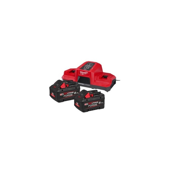 M18 FORGENRG-802DBSC - Pack NRG 18V, 8.0 AH FORGE Red Li-ion, système M18