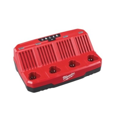 M12 C4 - Chargeur 12V, charge jusqu'à 4 batteries M12 successivement