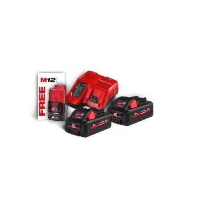 M18 HNRG-302 - Pack NRJ 18V, 3,0 Ah HIGH-OUTPUT Red Li-ion, système M18