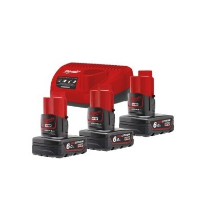 M12 NRG-603 - Pack NRJ 12V, 6Ah Red Lithium, système M12