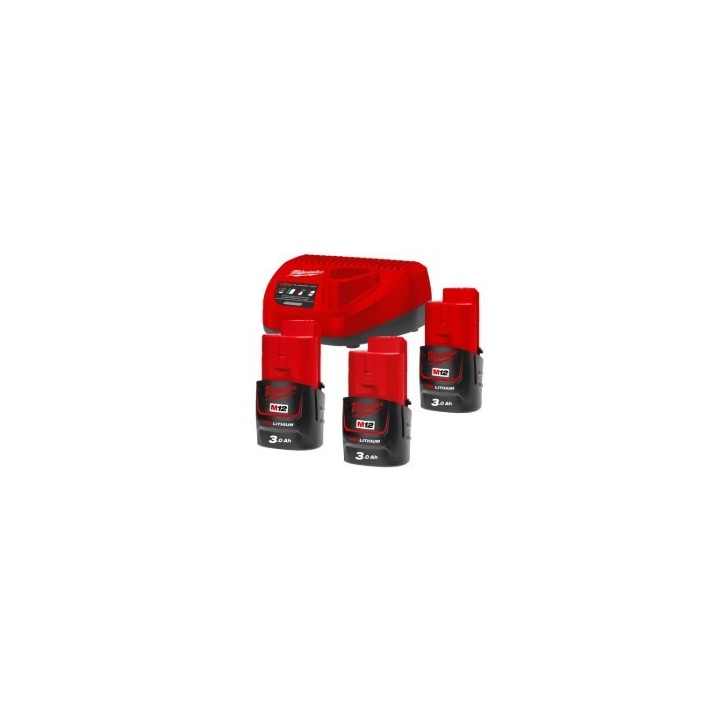 M12 NRG-303 - Pack NRJ 12V, 3Ah Red Lithium, système M12
