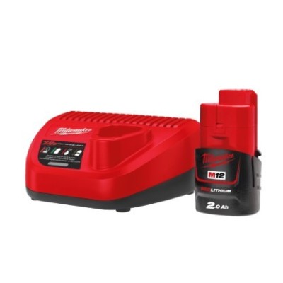 M12 PACKNRJ-201 - Pack NRJ 12V, 2Ah Red Lithium, système M12