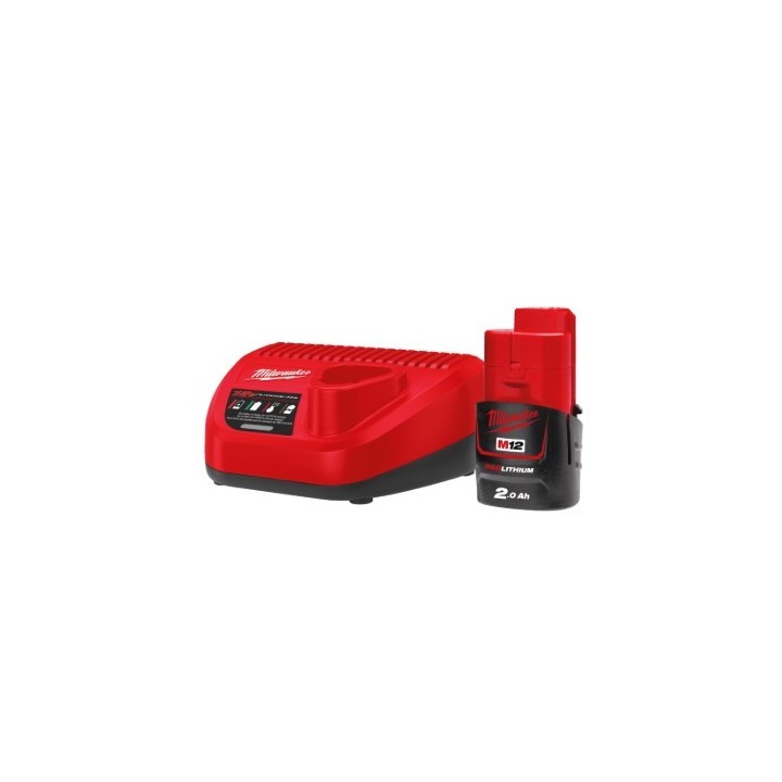 M12 PACKNRJ-201 - Pack NRJ 12V, 2Ah Red Lithium, système M12