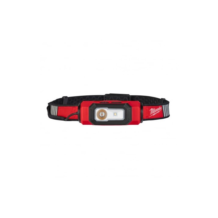 L4 HL-VIS-301 - Lampe frontale avec bande haute visibilité, compatible casque 4V