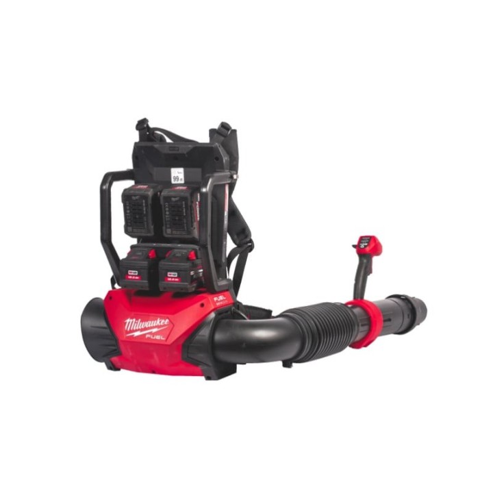 M18 F2BPB-124 - Souffleur dorsal à double batterie FUEL 18V, 12,0Ah