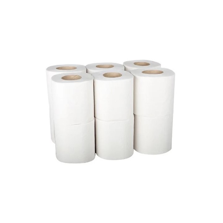 LOT 12 ROULEAUX DE PAPIER TOILETTE 2 PLIS