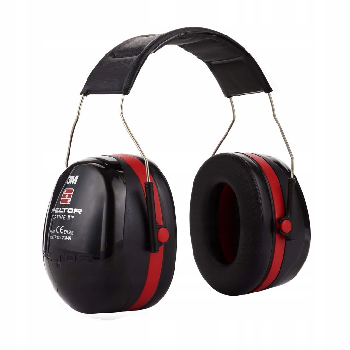 CASQUE ANTIBRUIT OPTIME III NOIR SERRE TETE SNR 35