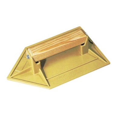 TALOCHE ABS JAUNE POINTUE 27 X 18 CM