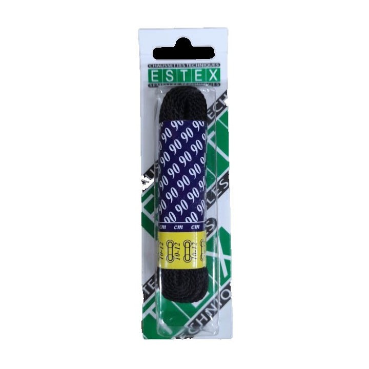 LACET PLAT 90 CM NOIR