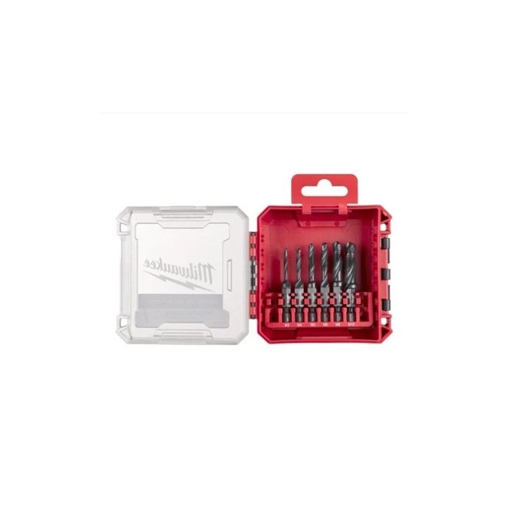 SET DE 6 FORETS TARAUDEURS 1/4" HSS-G