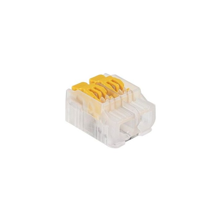 EASY CONNEX à leviers jaunes 2 entrées X100