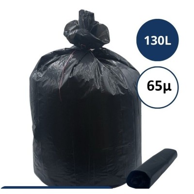 RLX DE 20 SACS POUBELLE 130L 65µ