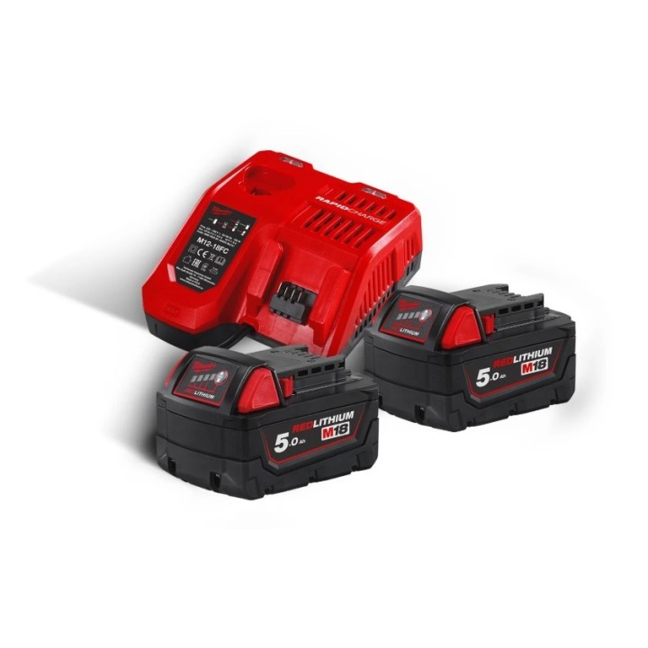MILWAUKEE PACK NRG 18V 2X5AH + CHARGEUR